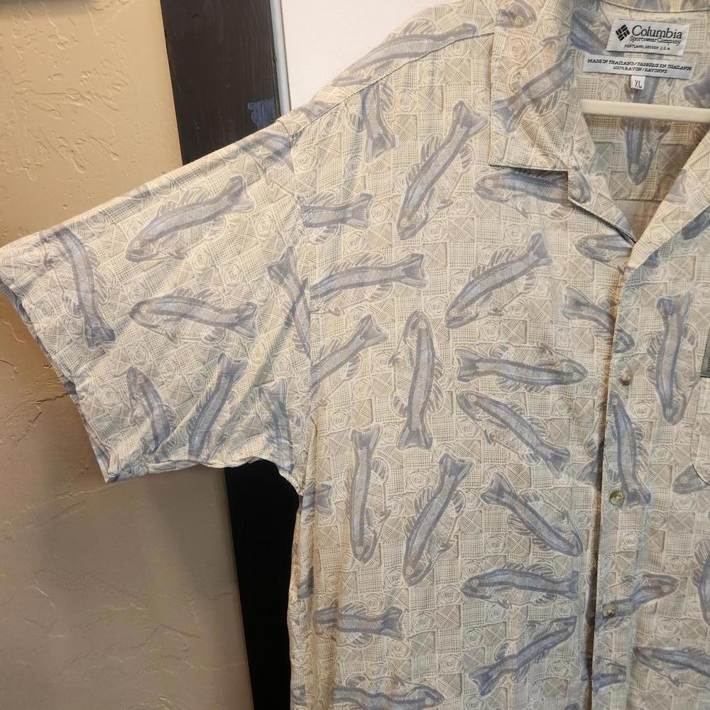 Columbia Sportswear Company Men's Casual Rayon Shirt XL - Picture 3 of 9